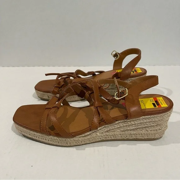 Women’s White Mountain Swayze Brown Platform Sandals Size 10 US! - Picture 5 of 10